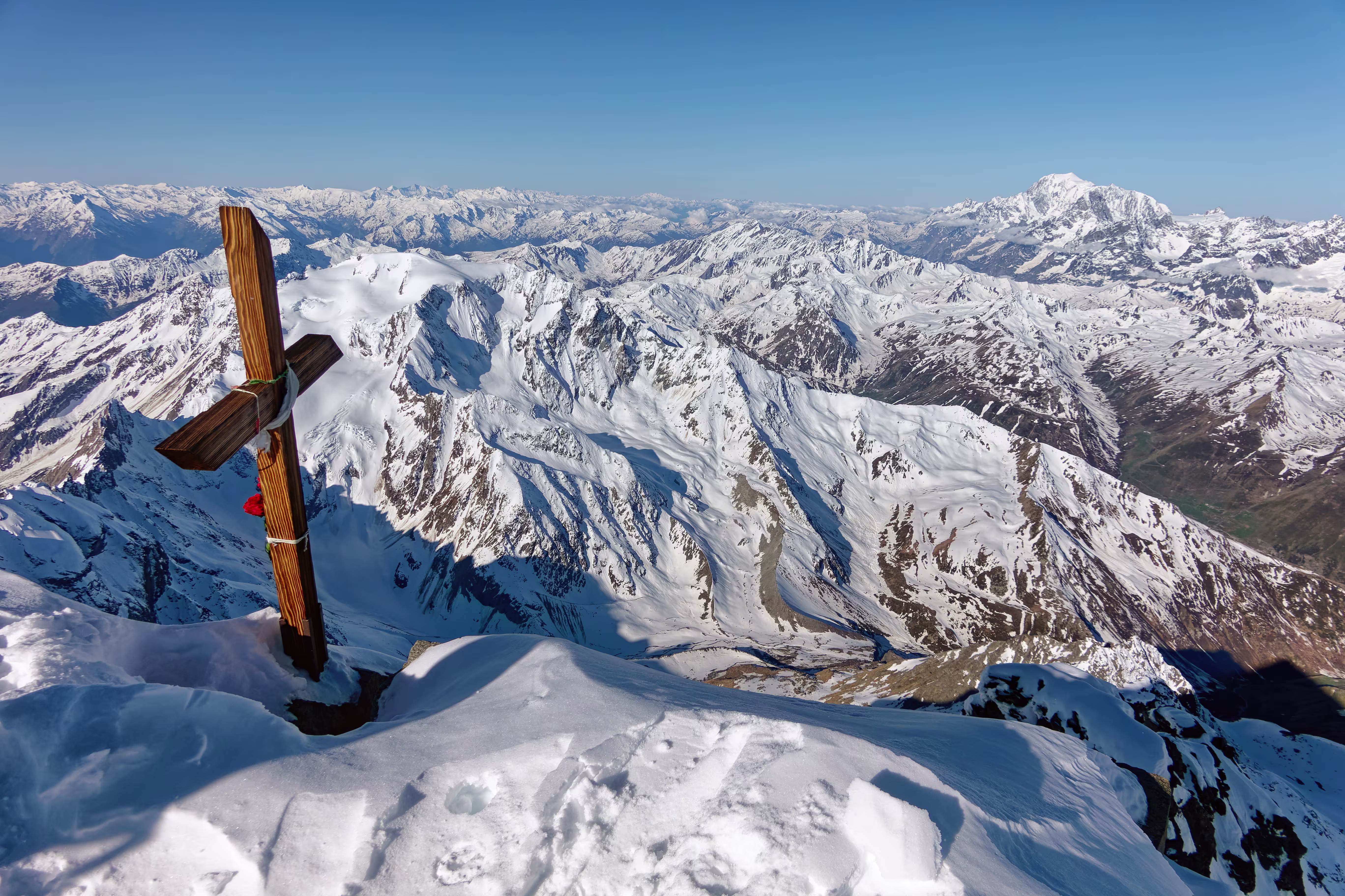 Panorama sul Bianco dal Combin du Valsorey
