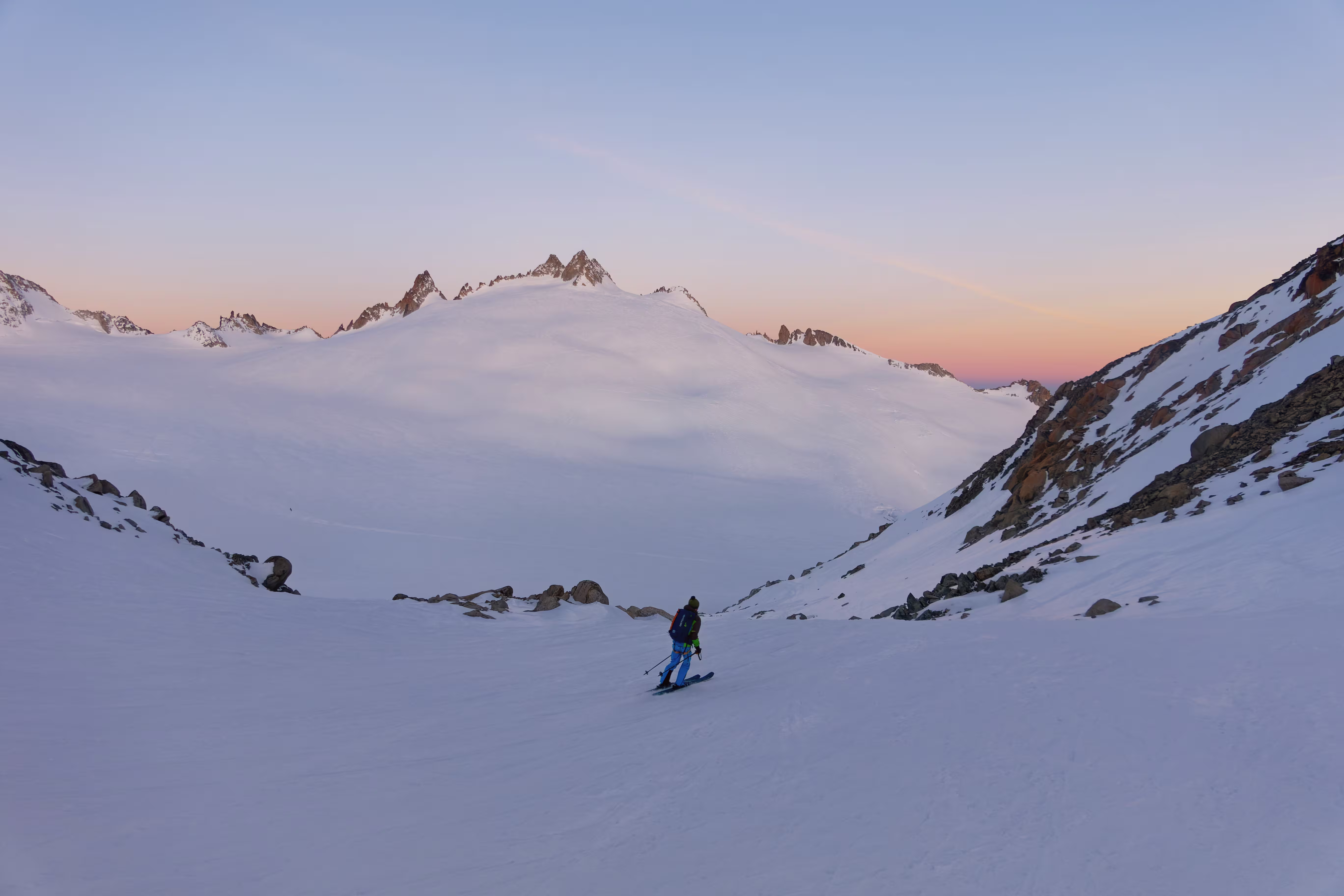 Verso l'Aiguille du Tour