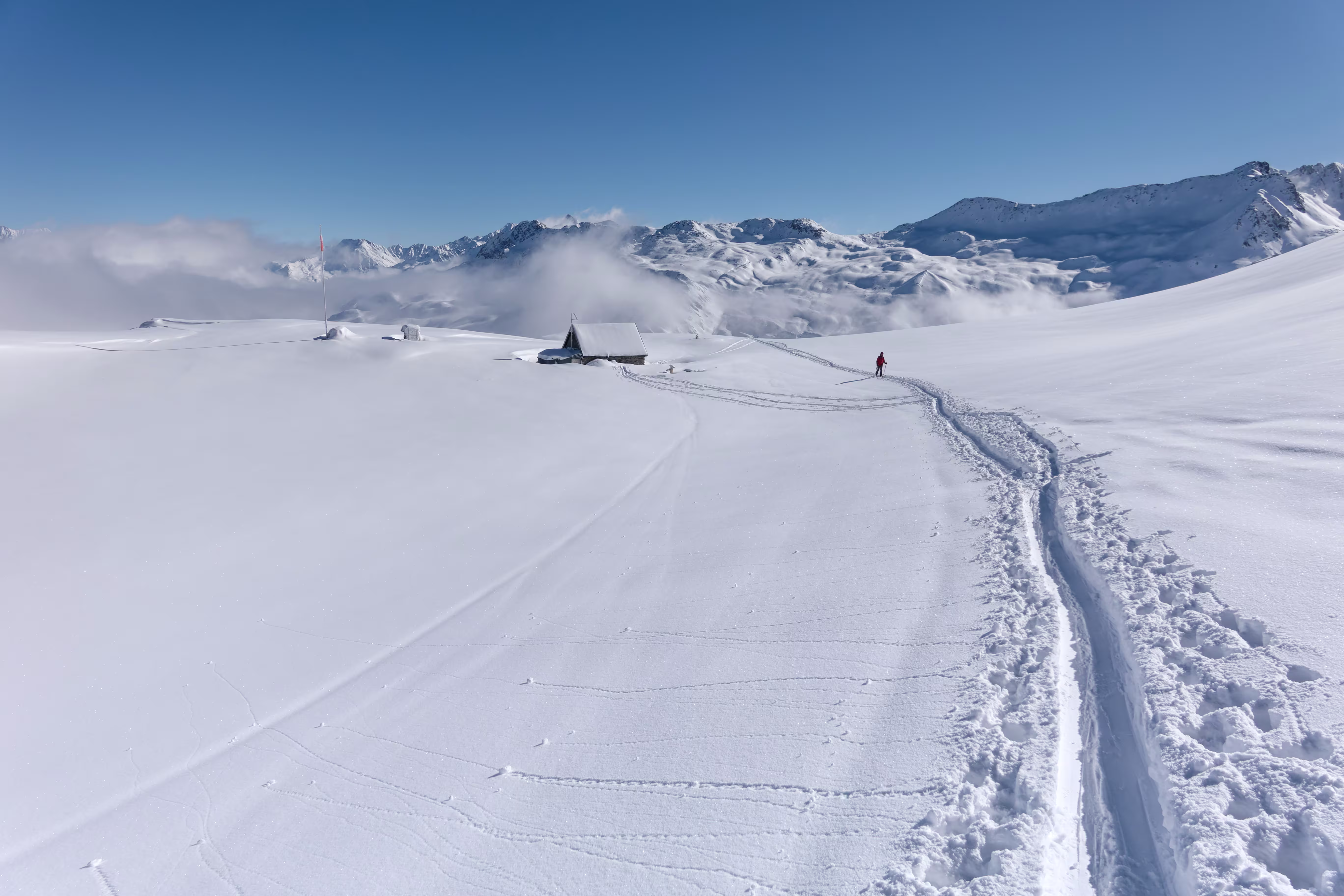 Uno sguardo indietro verso il baitello