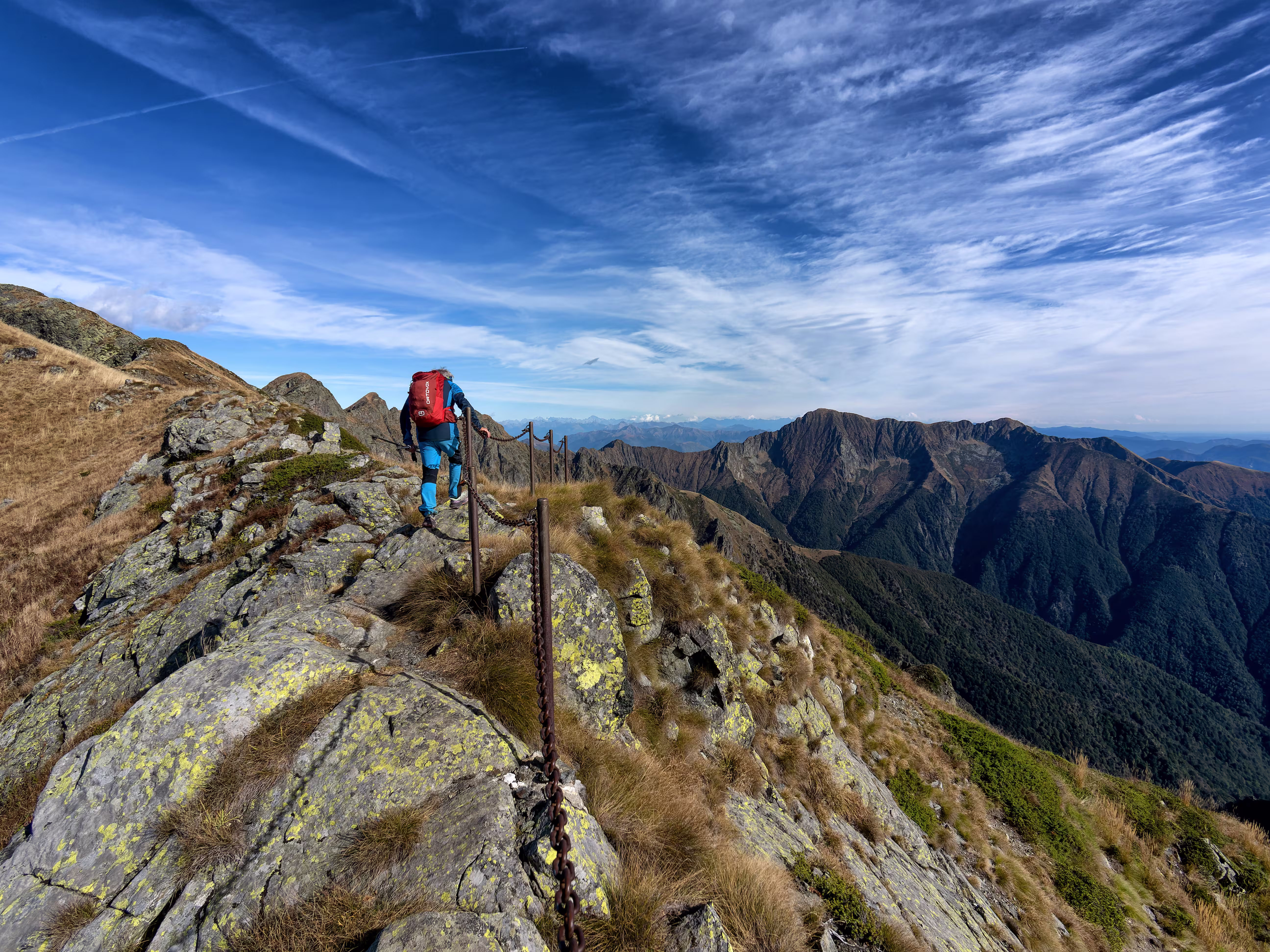 Rientro alla Bocchetta di Scaredi
