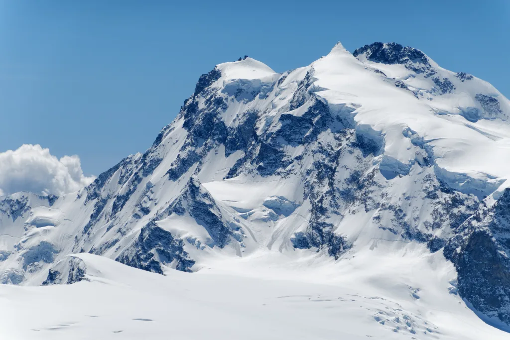 La Nordend dalla vetta