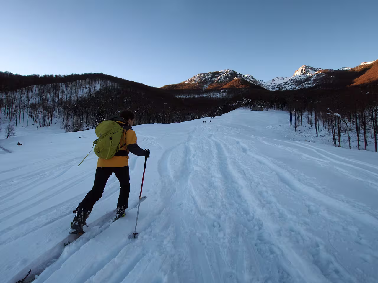 Partenza da Morterone