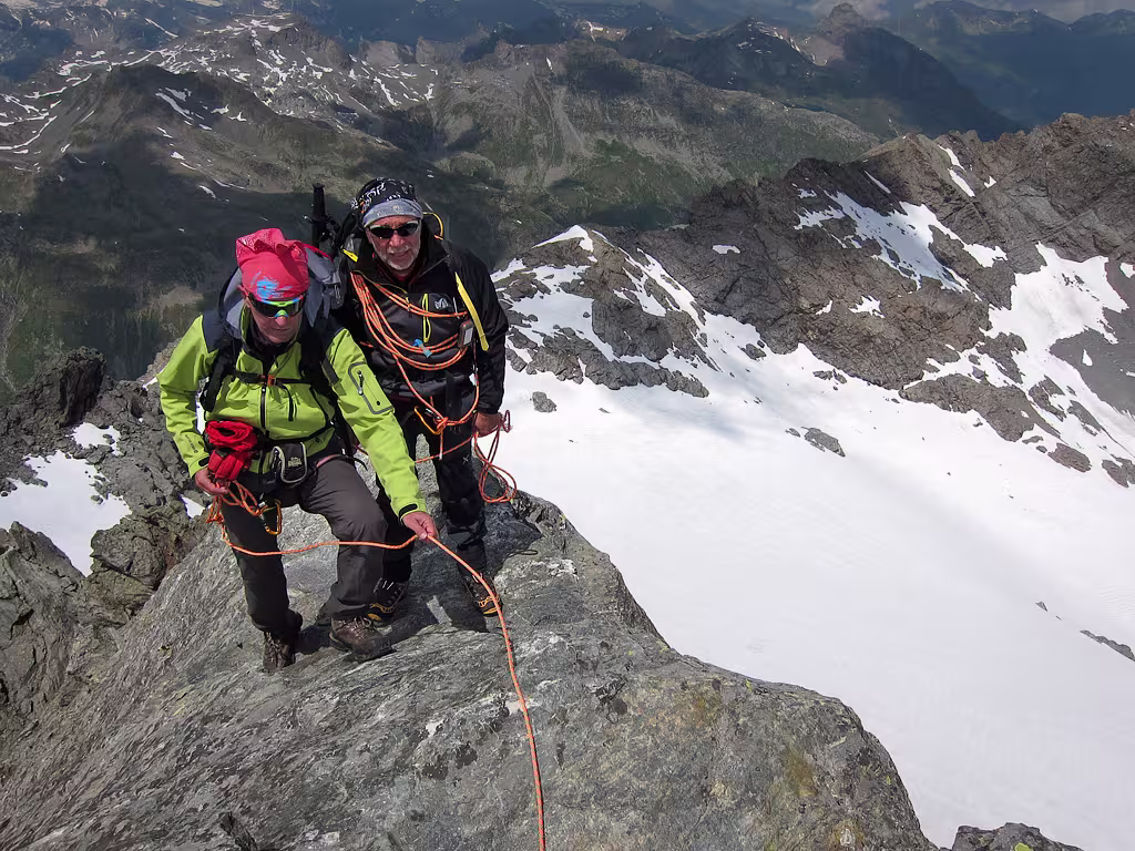 Sulla cresta finale del Ferrè