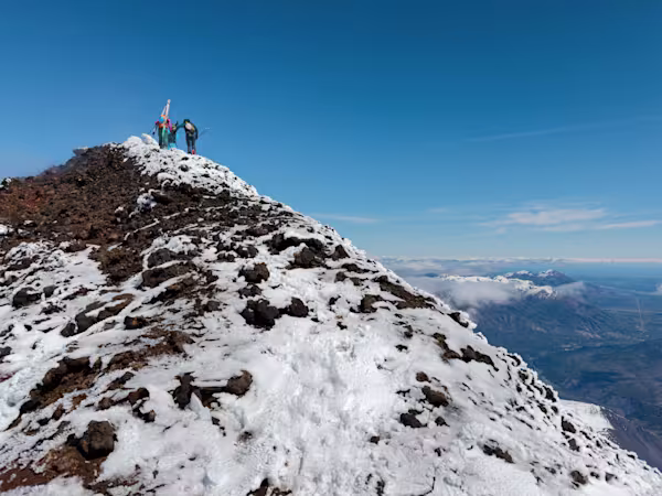 Quasi in cima all’Antuco