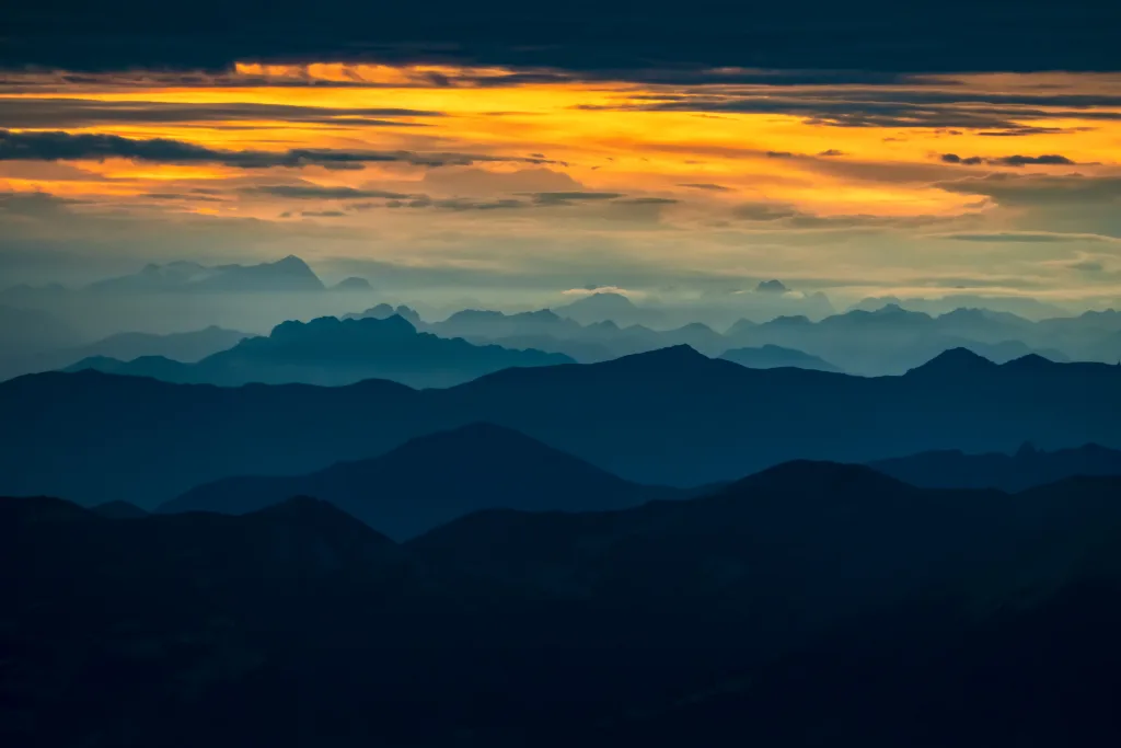 Tramonto sulla cima della Grignetta