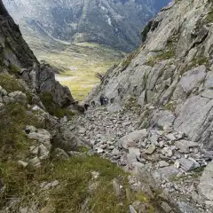 Risalita alla Bocchetta di Pòrtola