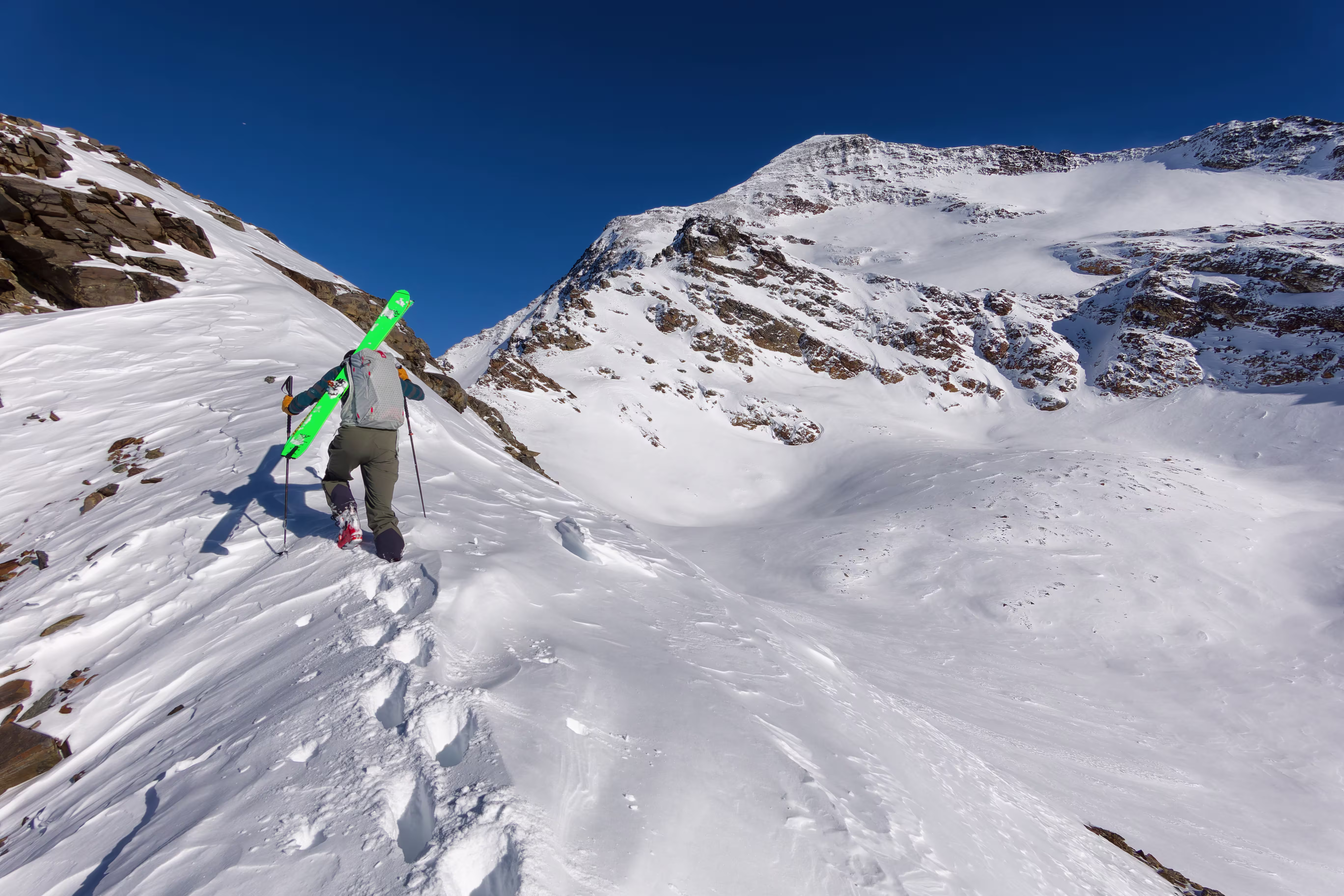 Sulla cresta della Punta del Segnale