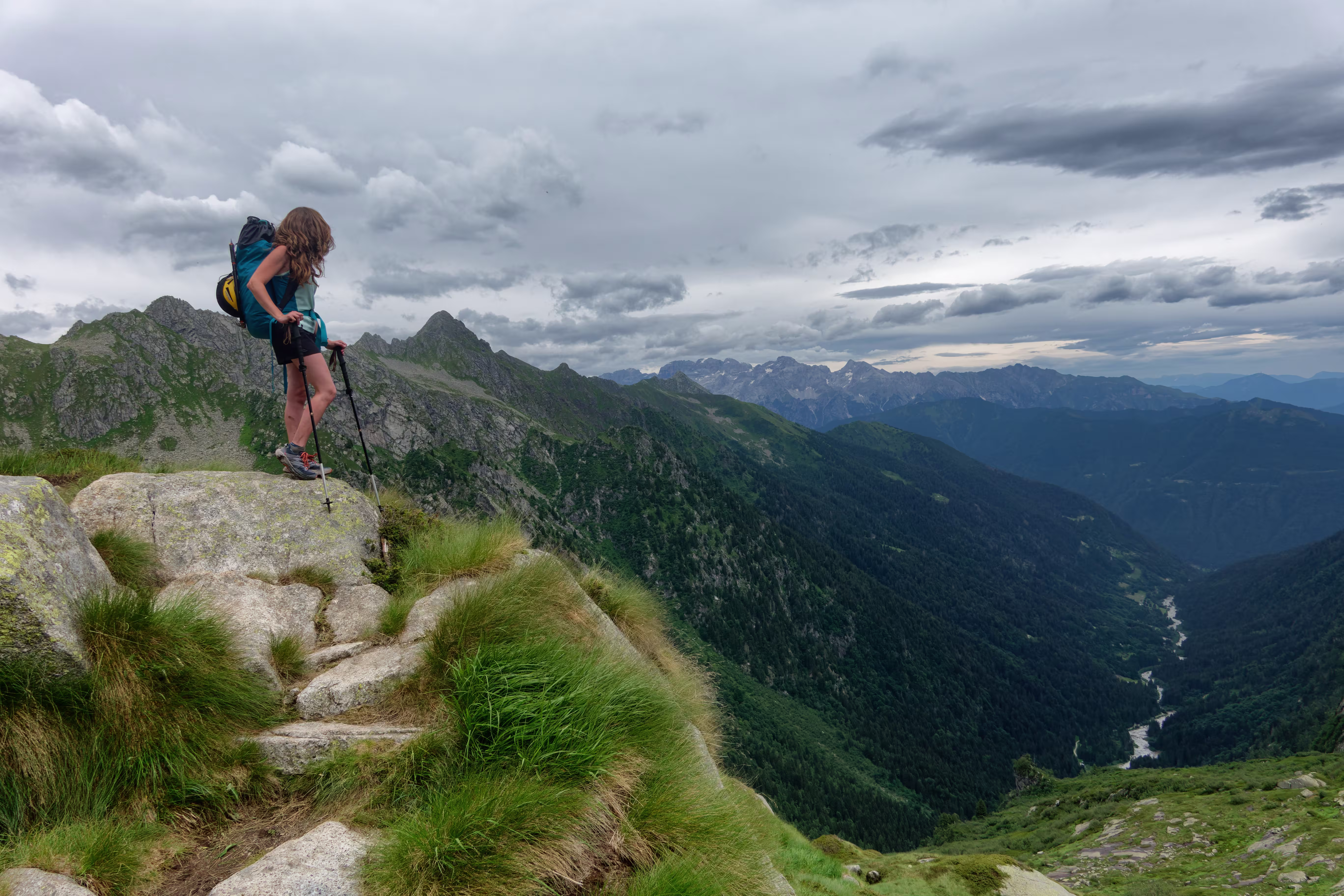 Vista sulla Val Borzago