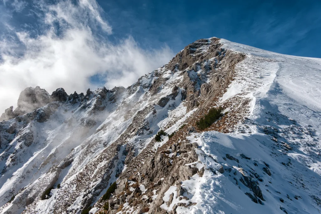 La parte finale della cresta