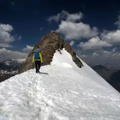 La cresta nevosa finale