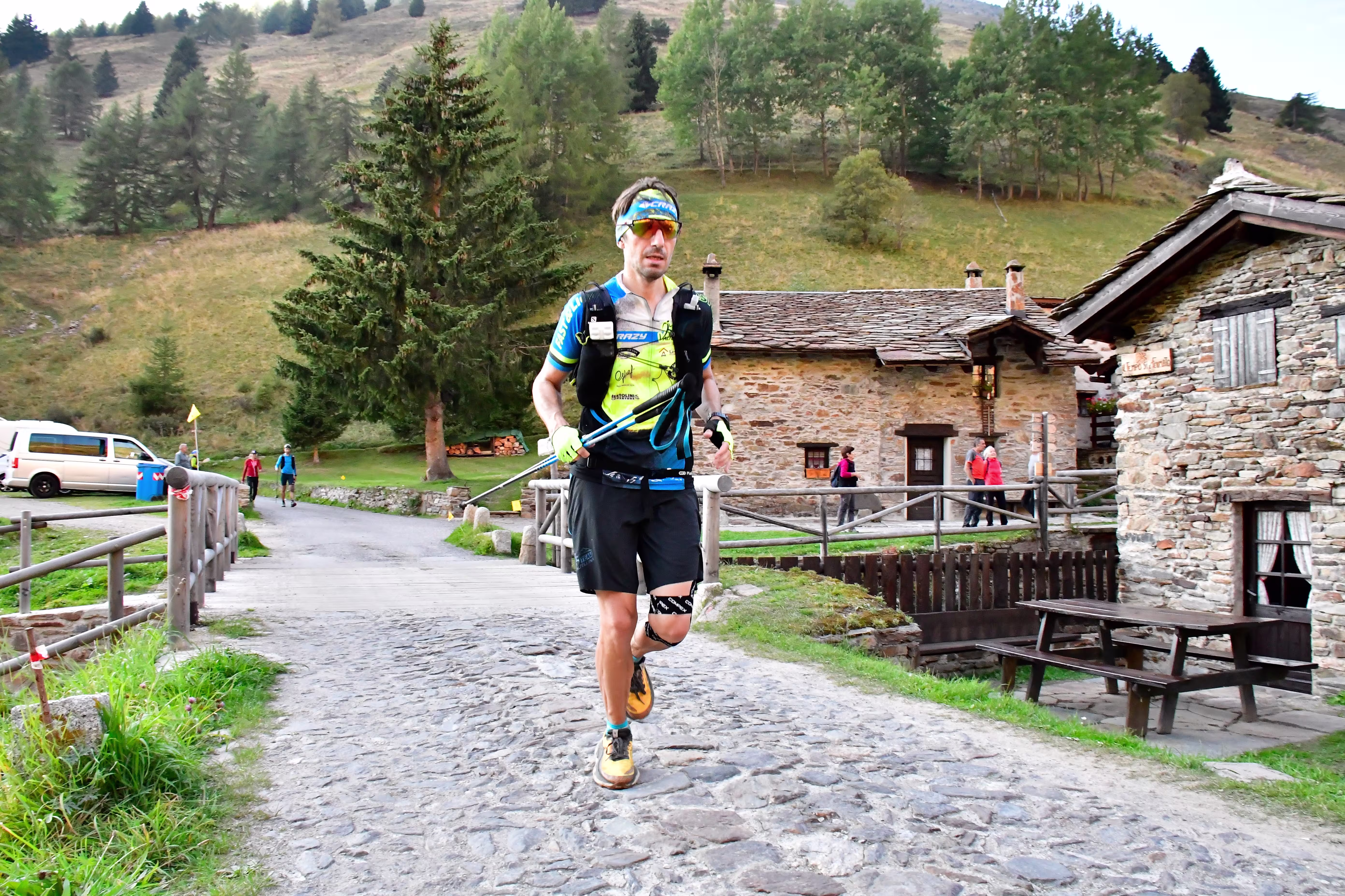 Arrivo al ristoro di Case di Viso