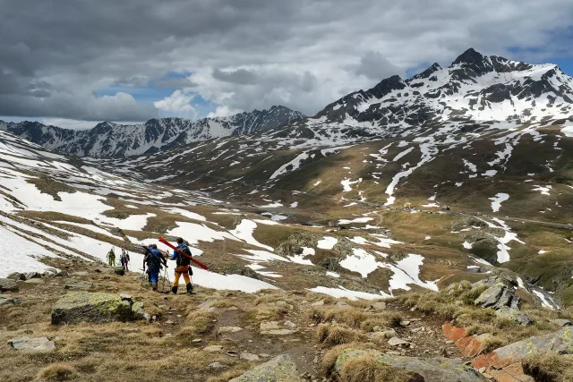 Rientro al Rifugio Berni