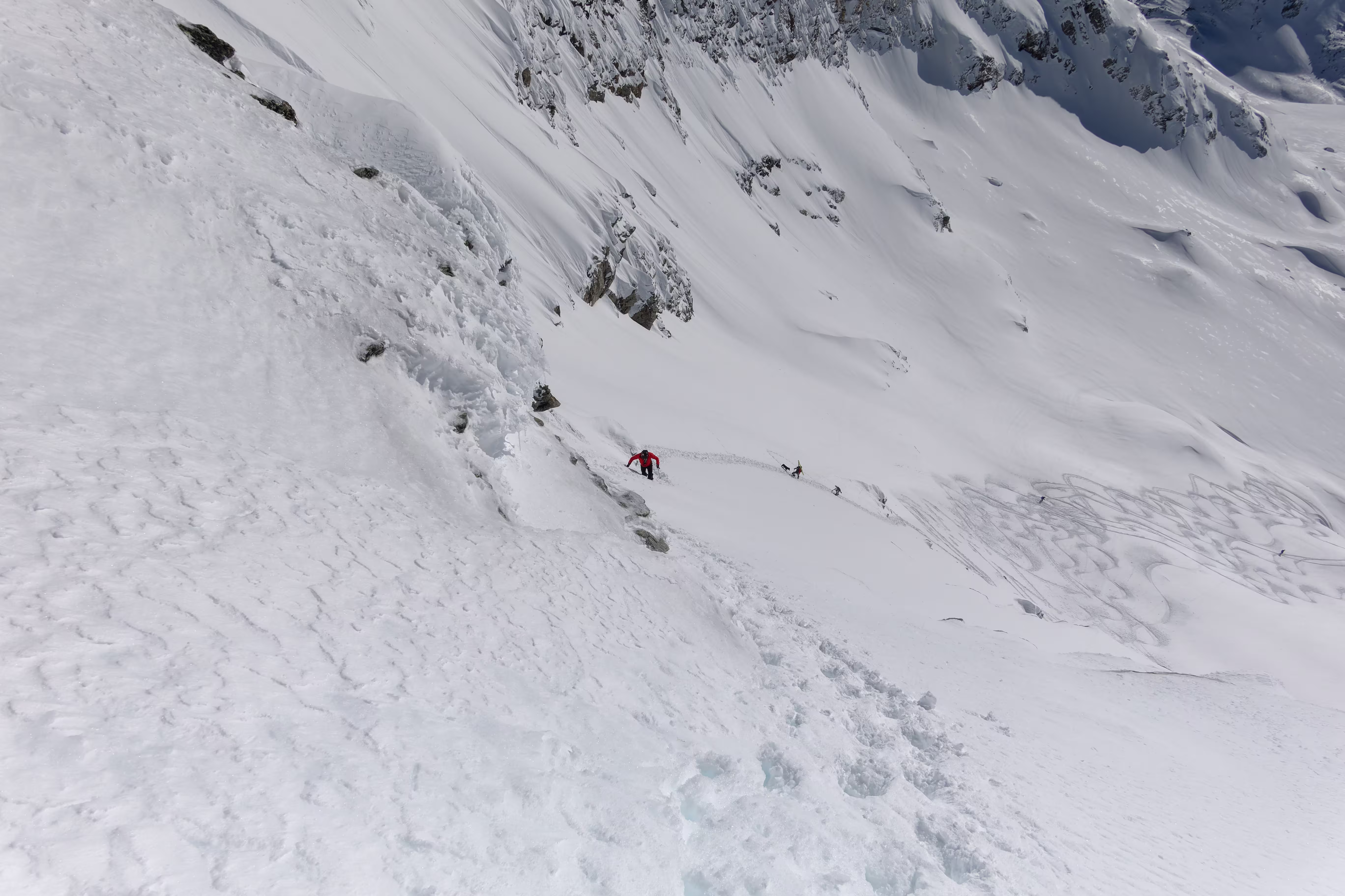 La salita diretta alla Punta Nera