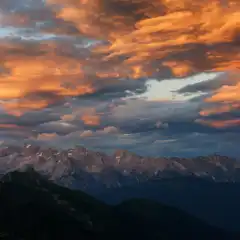 Tramonto sulle Dolomiti di Brenta