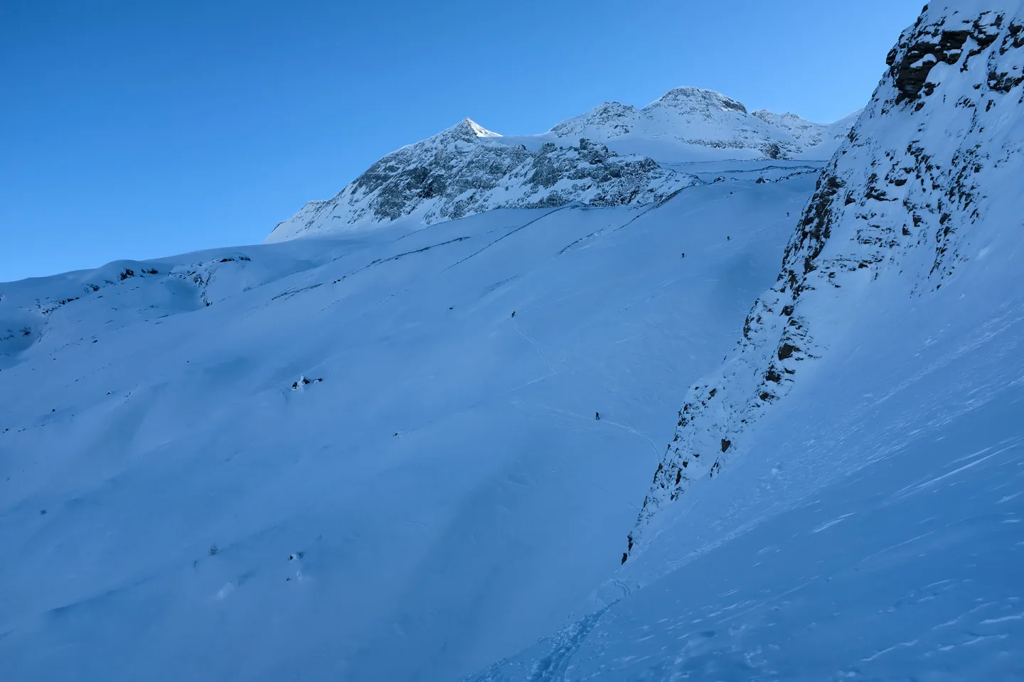 Scialpinismo al Breithorn, Il Traverso