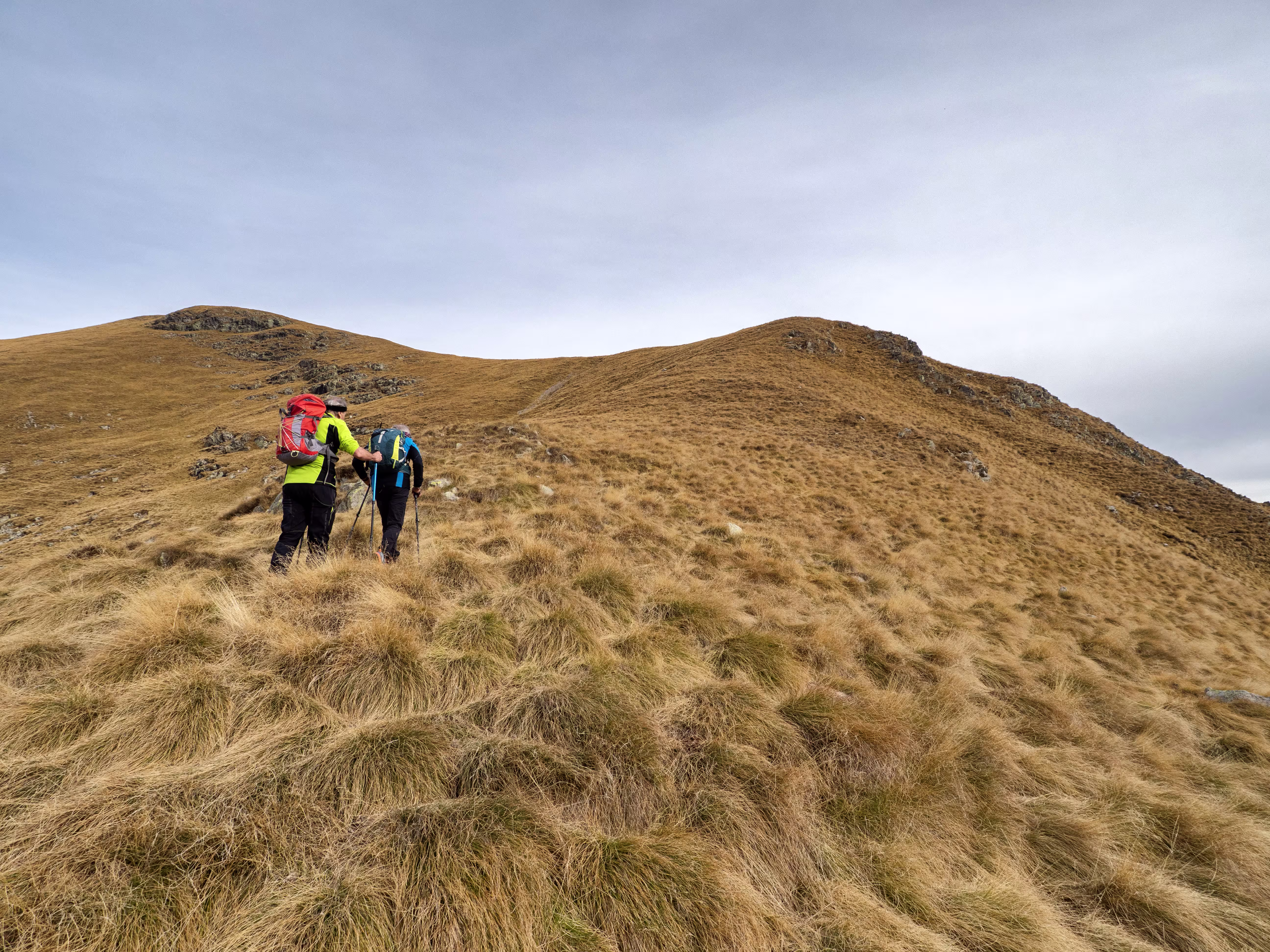 Nella parte finale la cresta si allarga