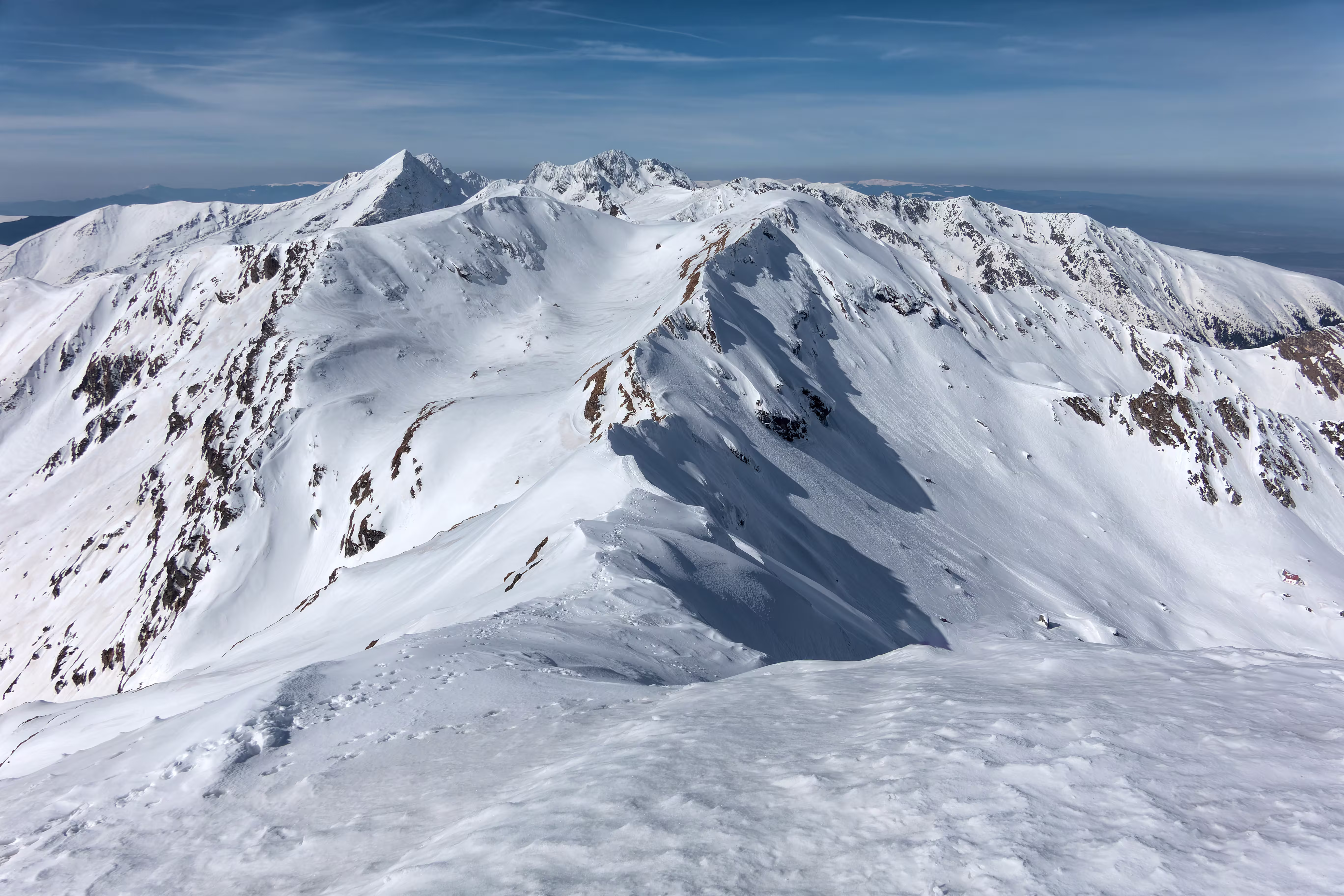 Dalla vetta del Iezerul Caprei