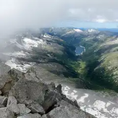 La Val di Fumo dalla vetta