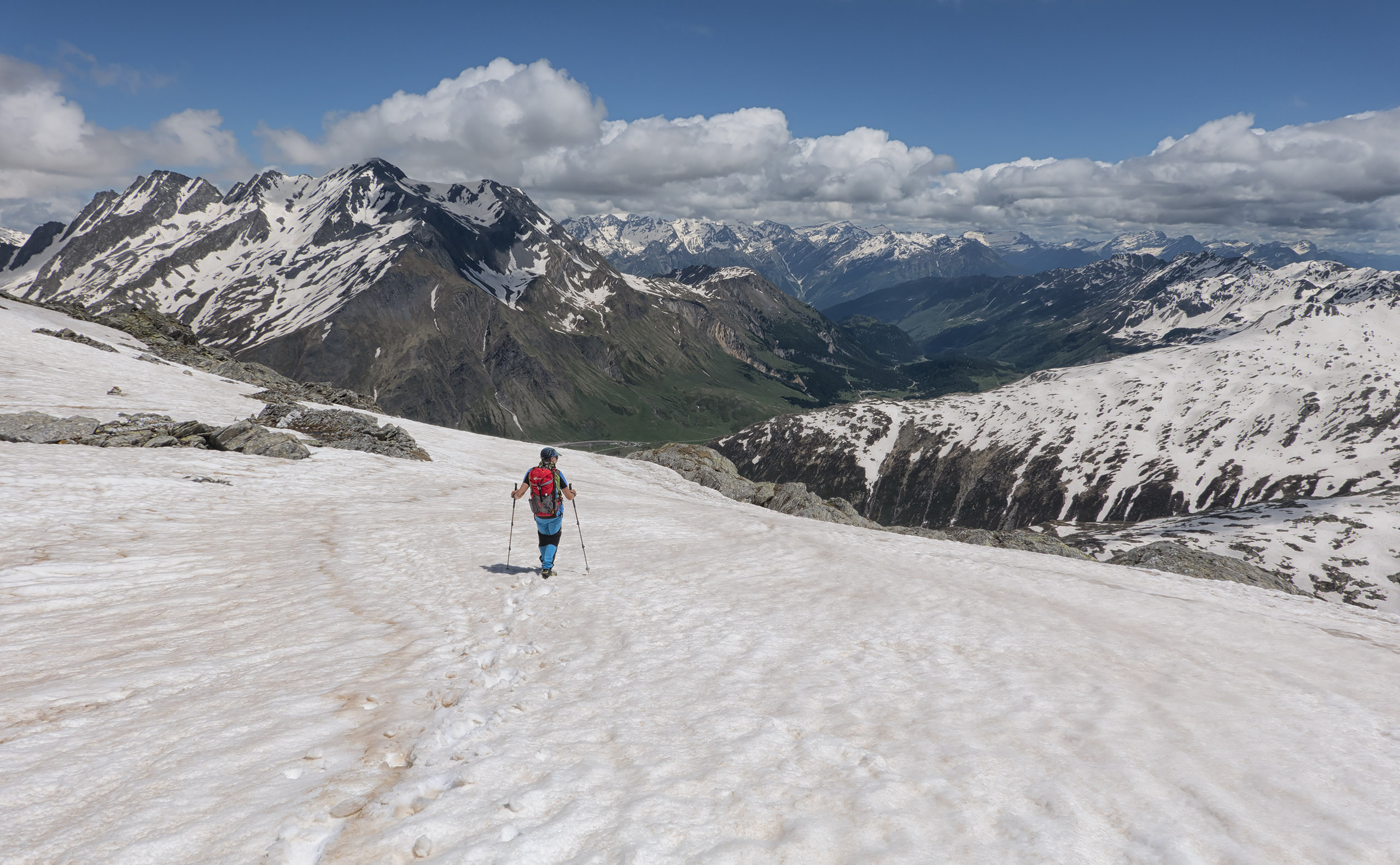 Piz Rondadura, Rientro panoramico