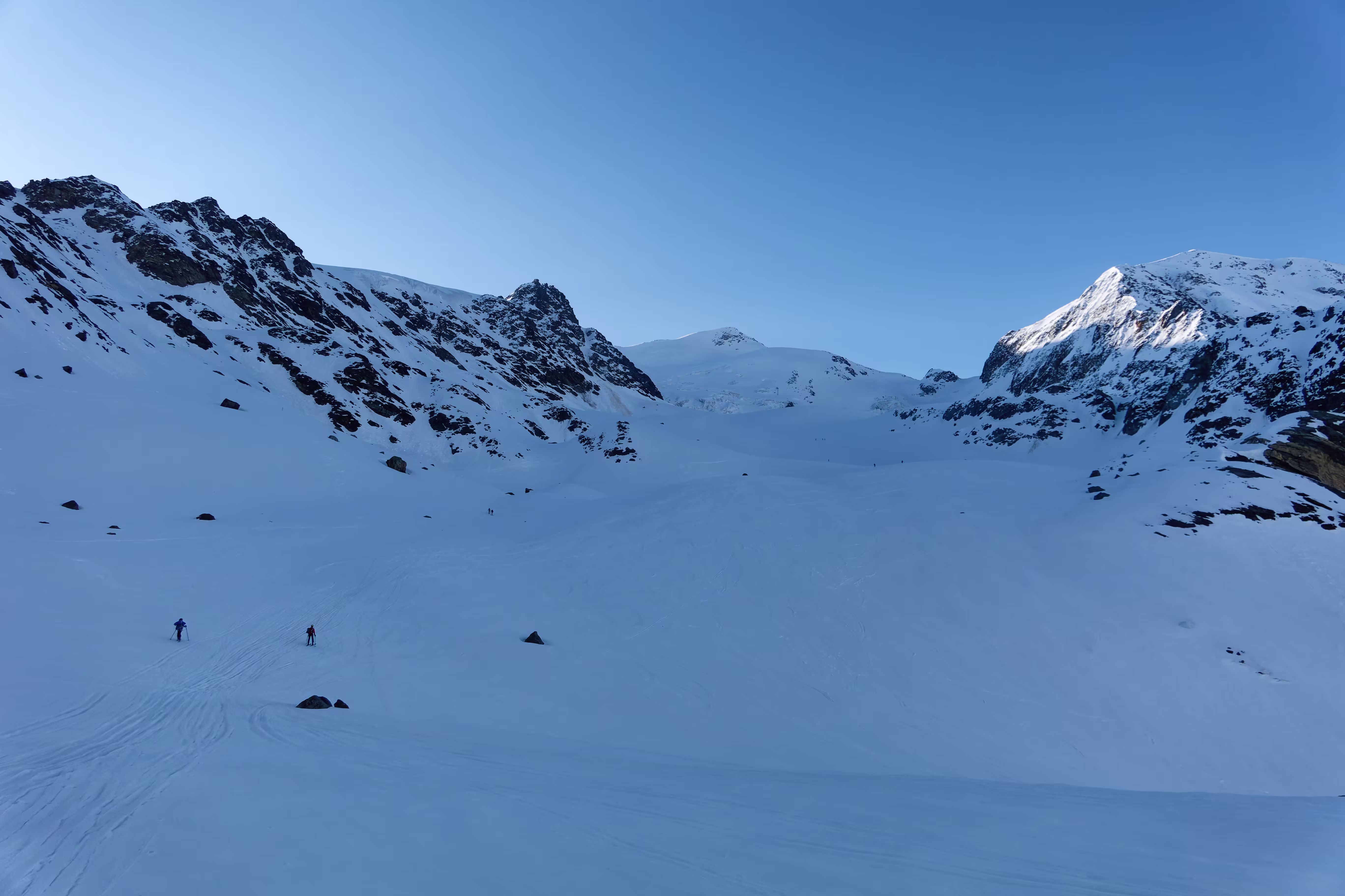 Inizia la salita dopo la teleferica