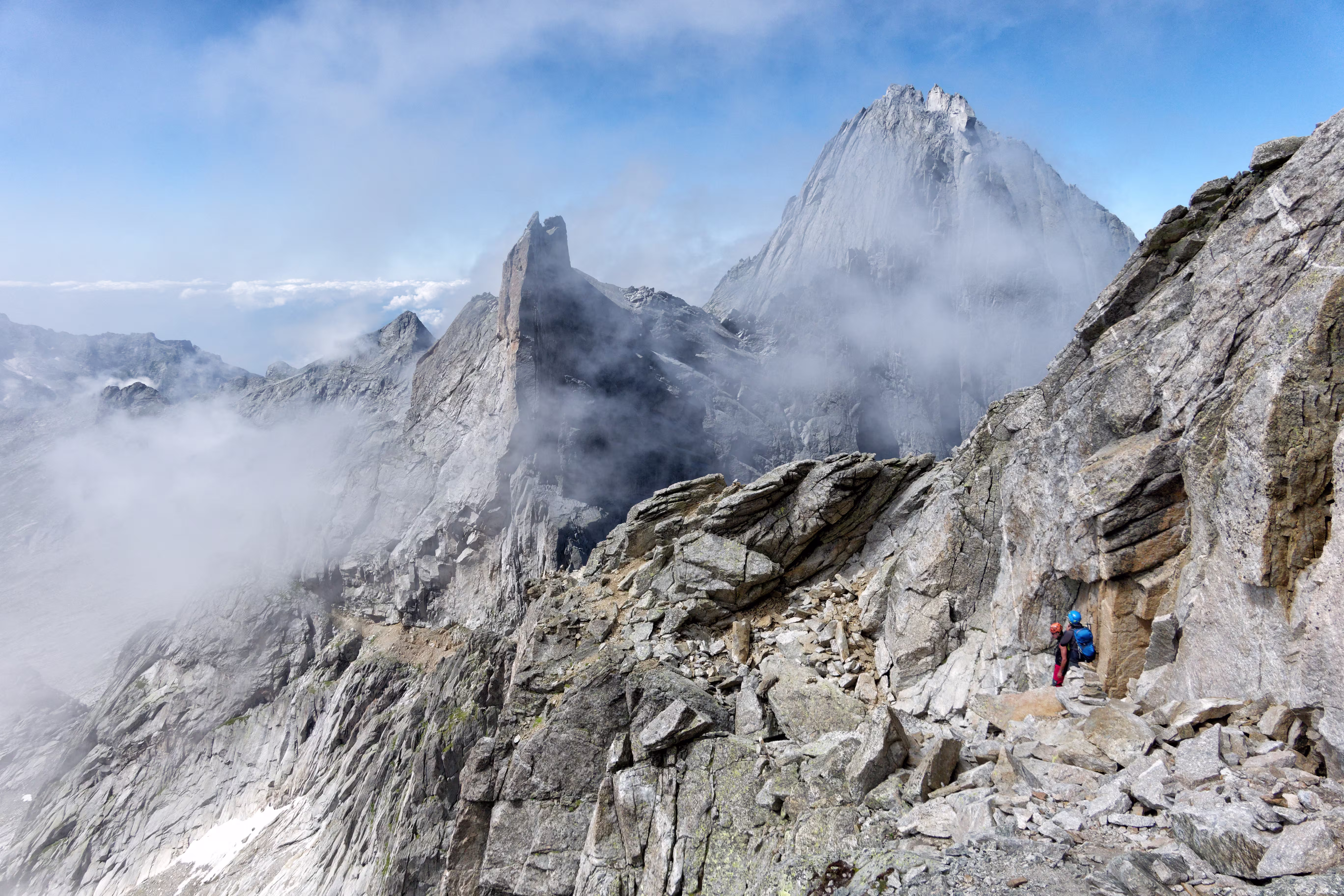 Passaggi sul versante sud