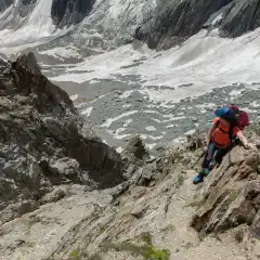 Il tratto ripido che porta al Gonella