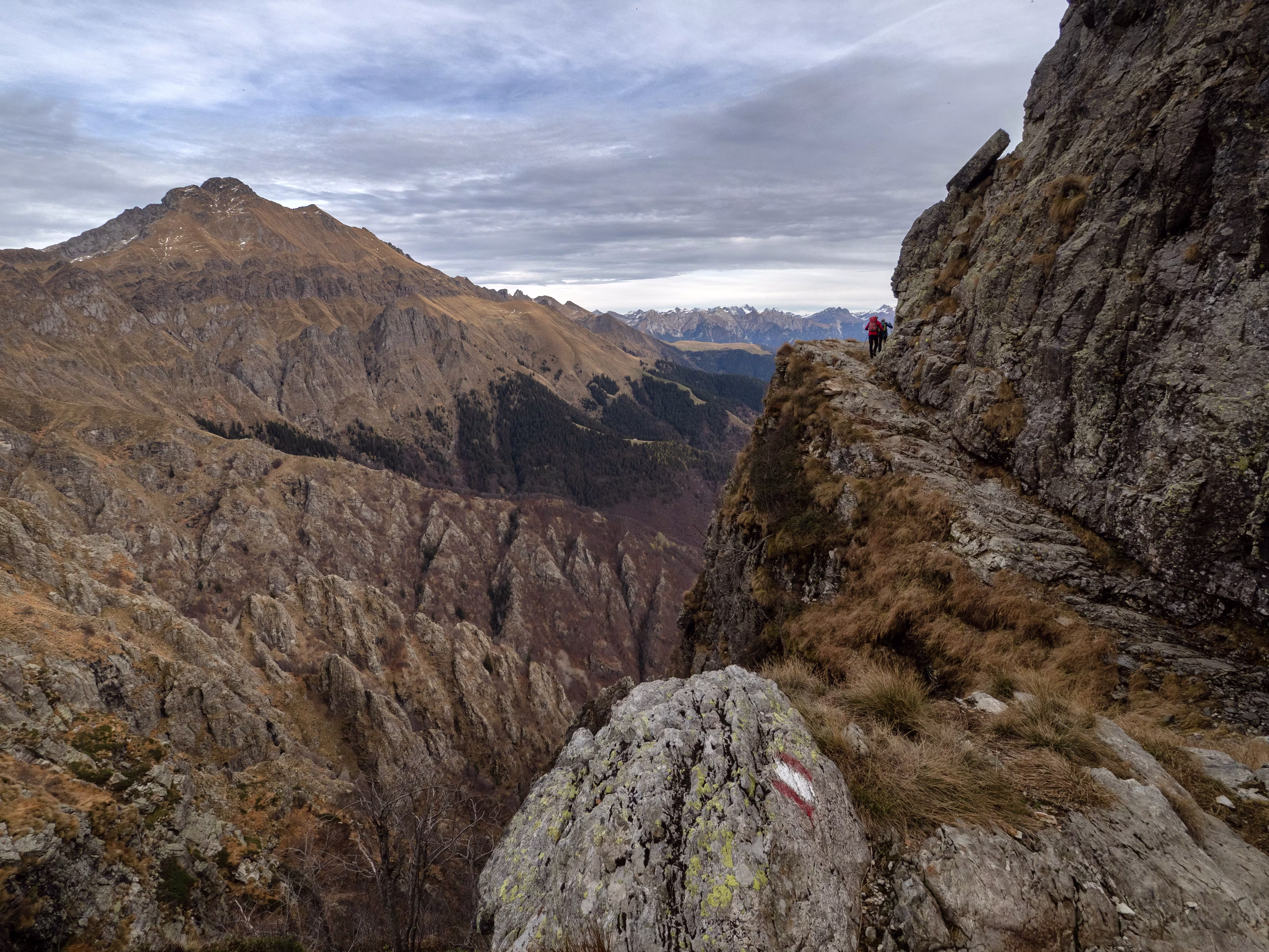 Tratto attrezzato al Passo del Toro