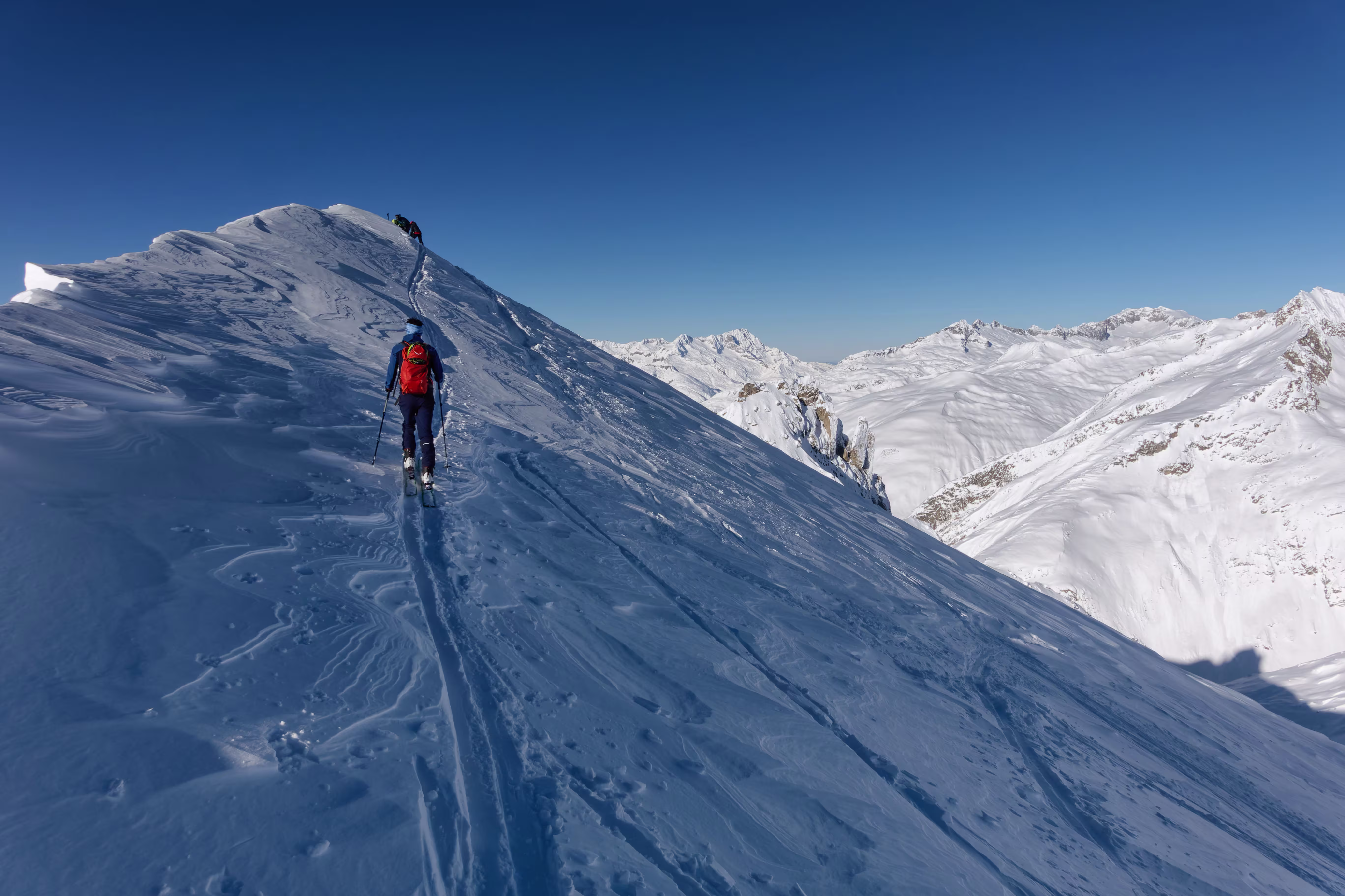 Arrivo in vetta al Poncione di Manio