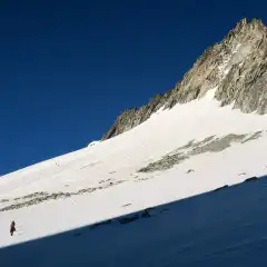 Verso l'attaco della ferrata del Galenstock