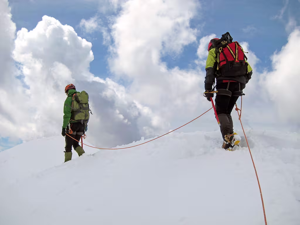 Rientro per la via di salita