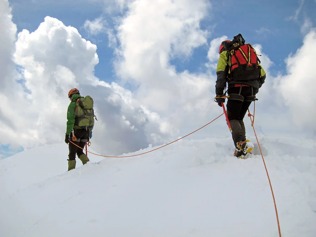 Rientro per la via di salita