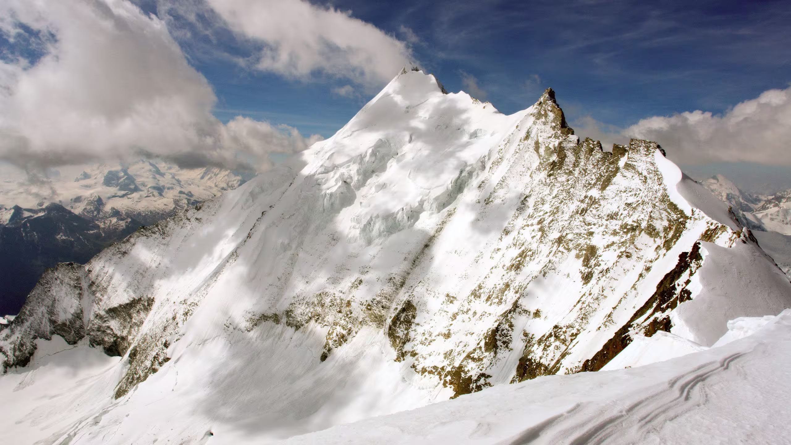 Il Weisshorn visto dal Bishorn