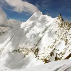 Il Weisshorn visto dal Bishorn