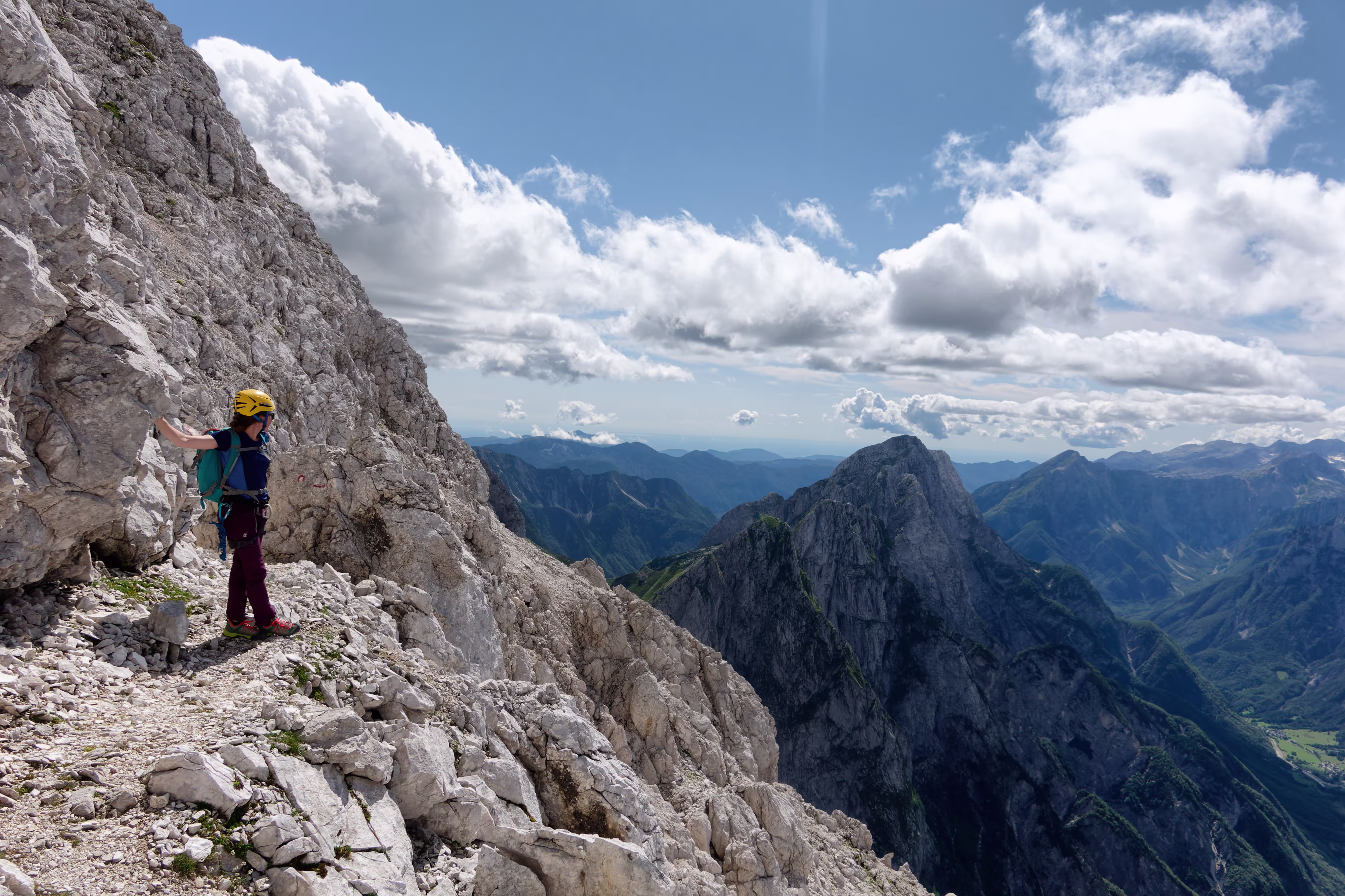 Ammirando lo splendido panorama