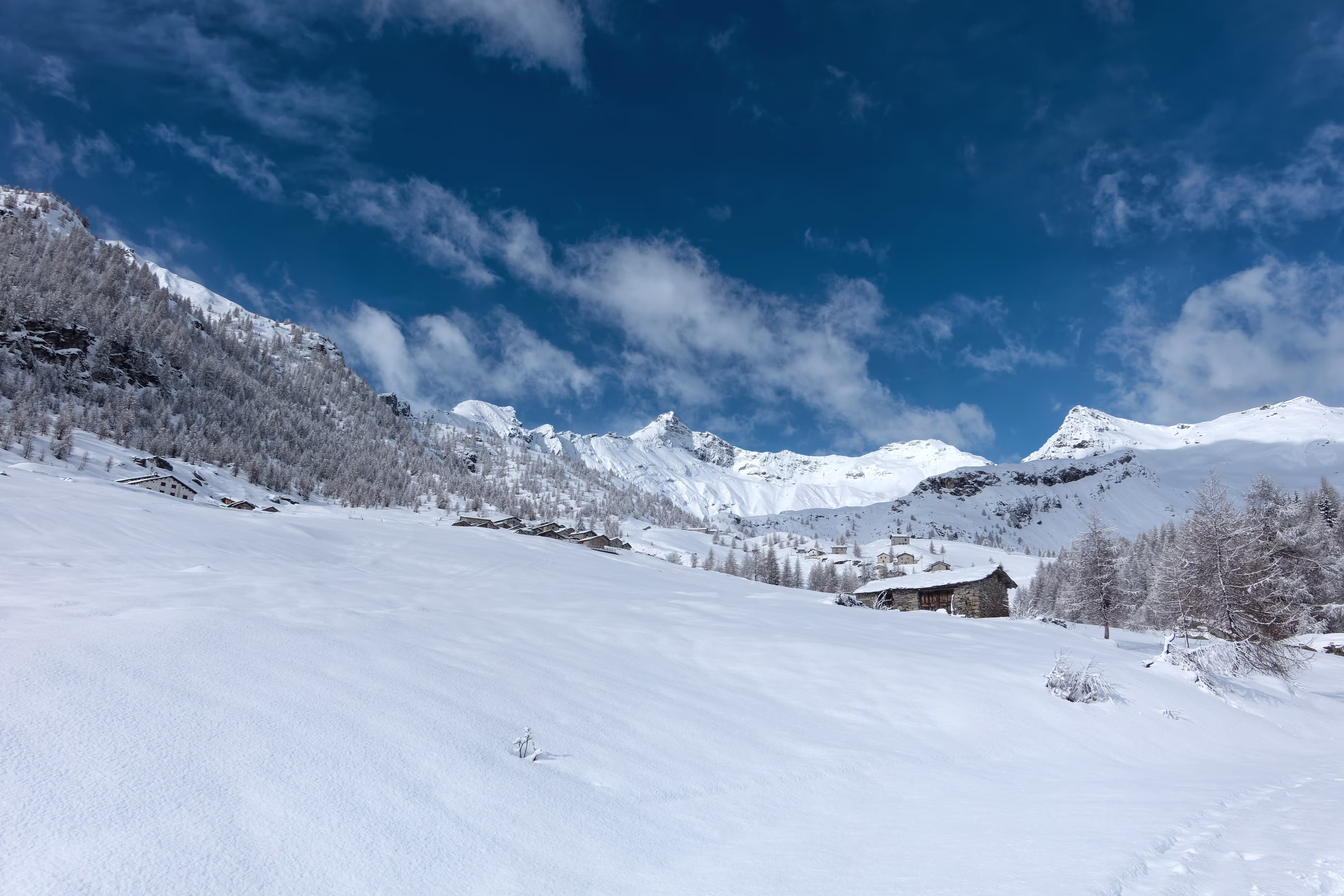 Scenari invernali alla Piana di San Sisto
