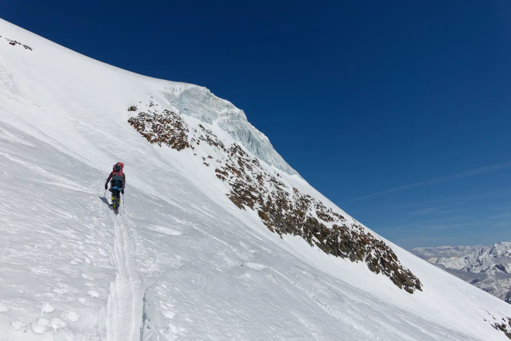 La ripida rampa finale