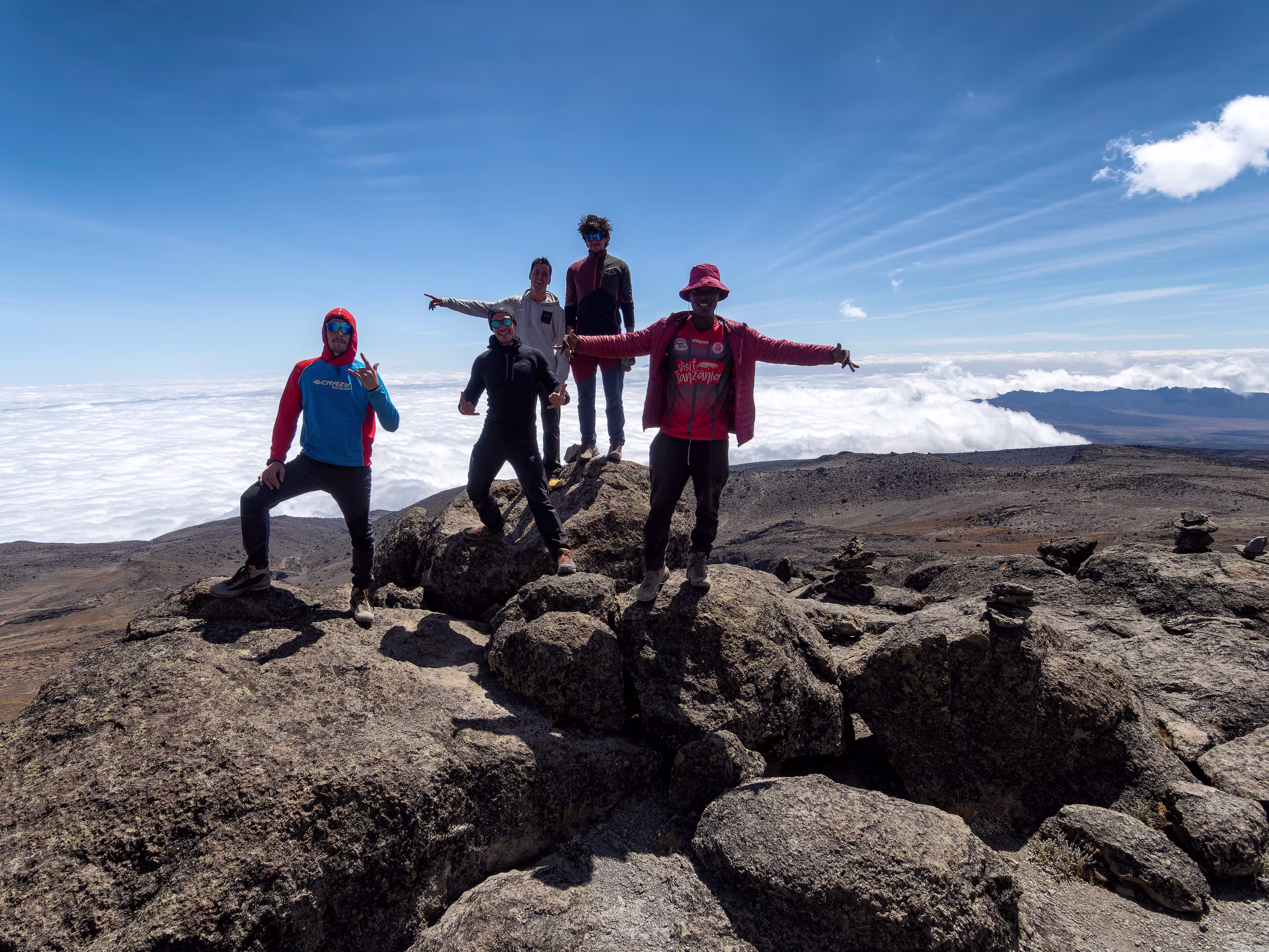 Sulla cima della Lava Tower