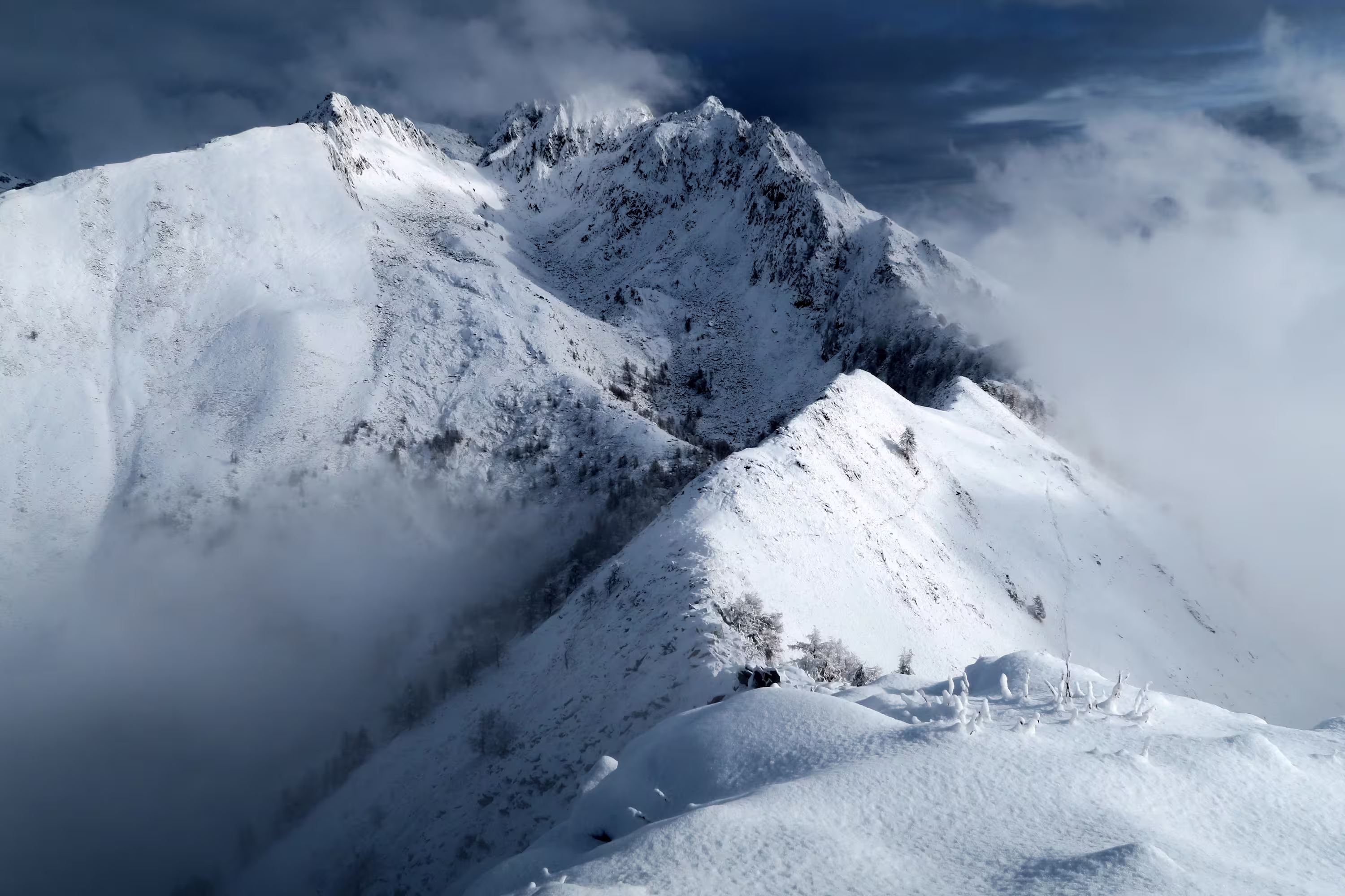 La Cima di Malvedello dal Monte Brusada