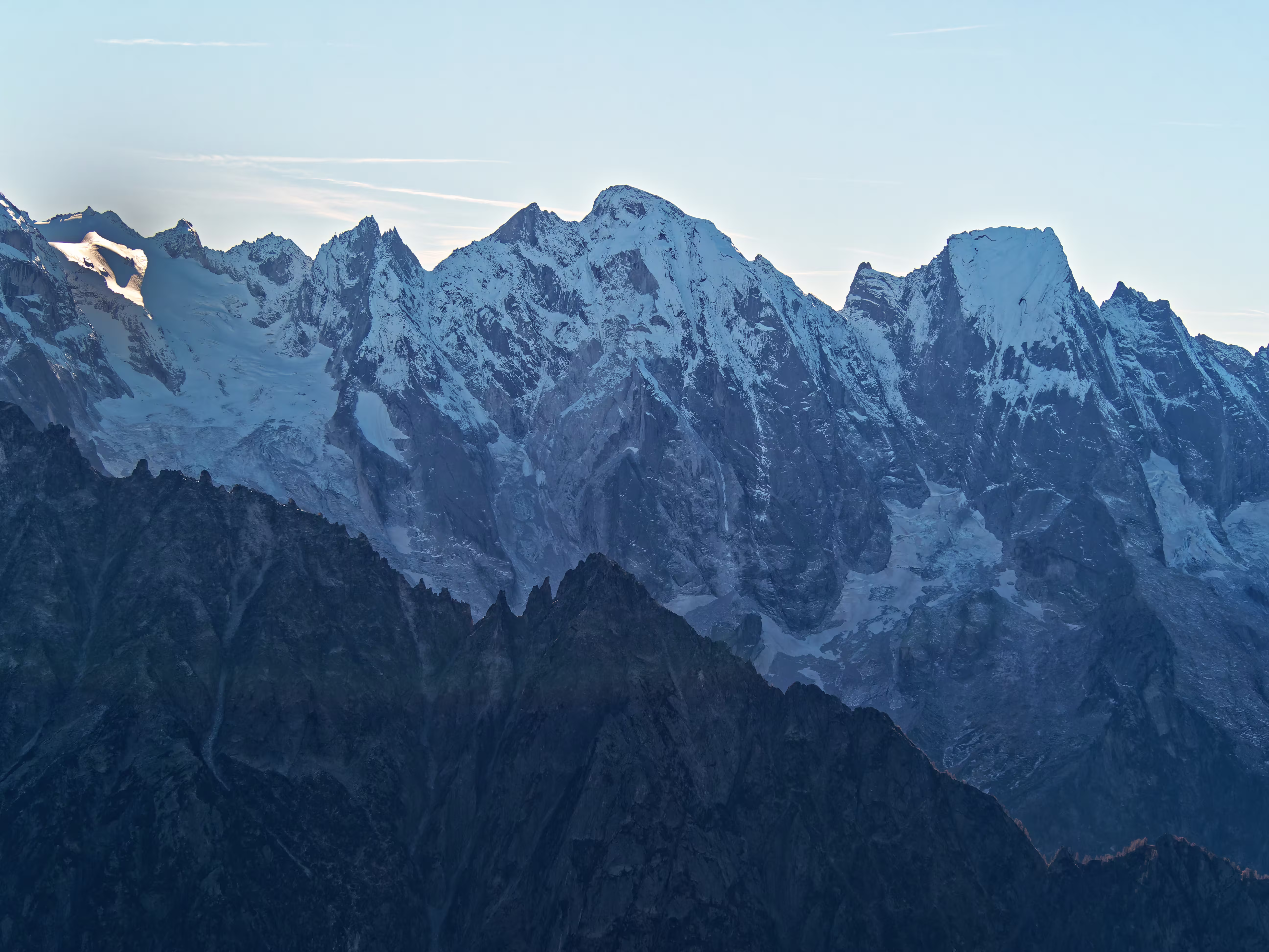 Badile e Cengalo dal Piz Cam