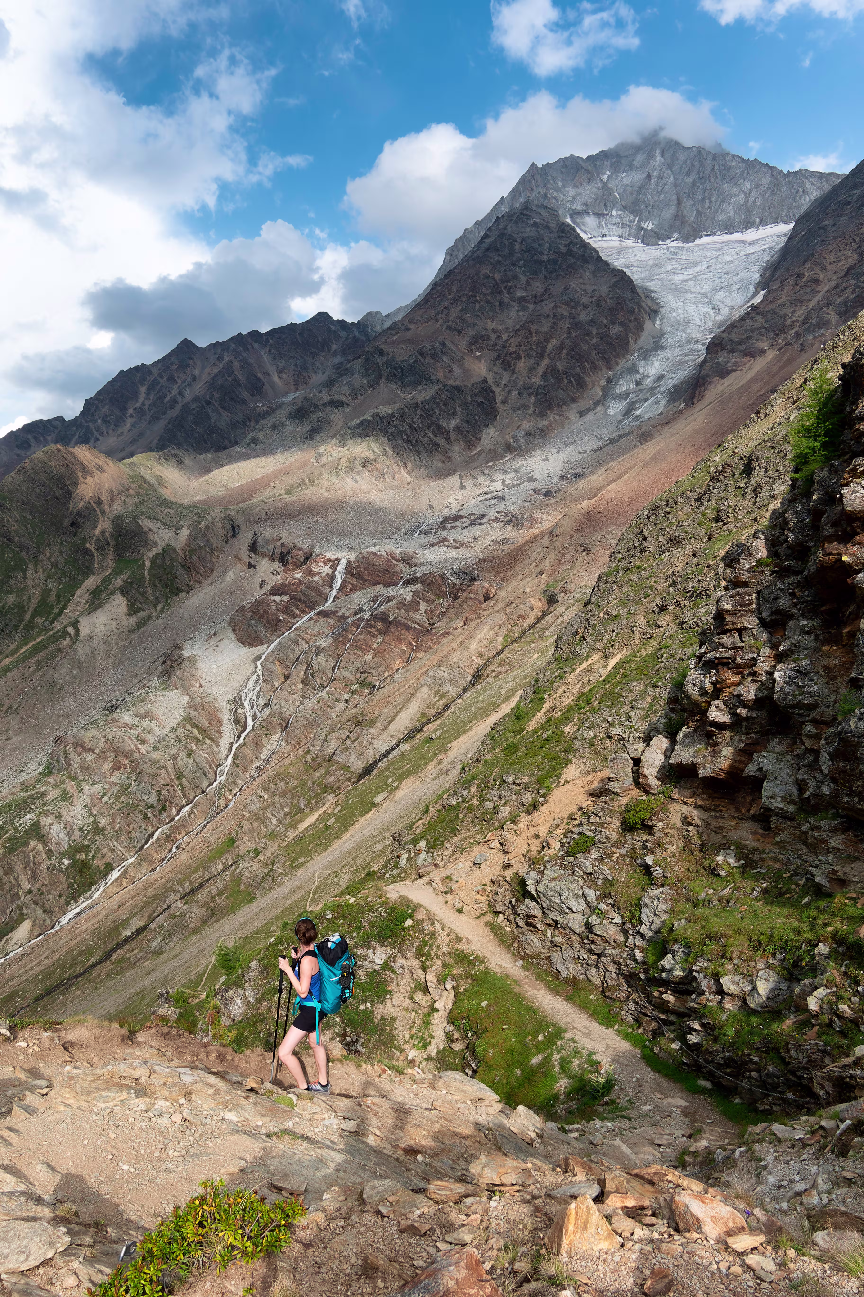 Sul sentiero per la Bietschornhutte