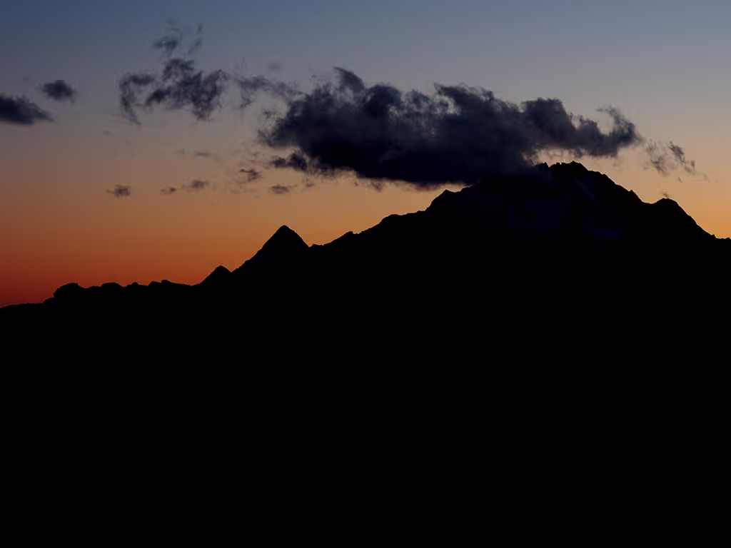 Tramonto sul Disgrazia