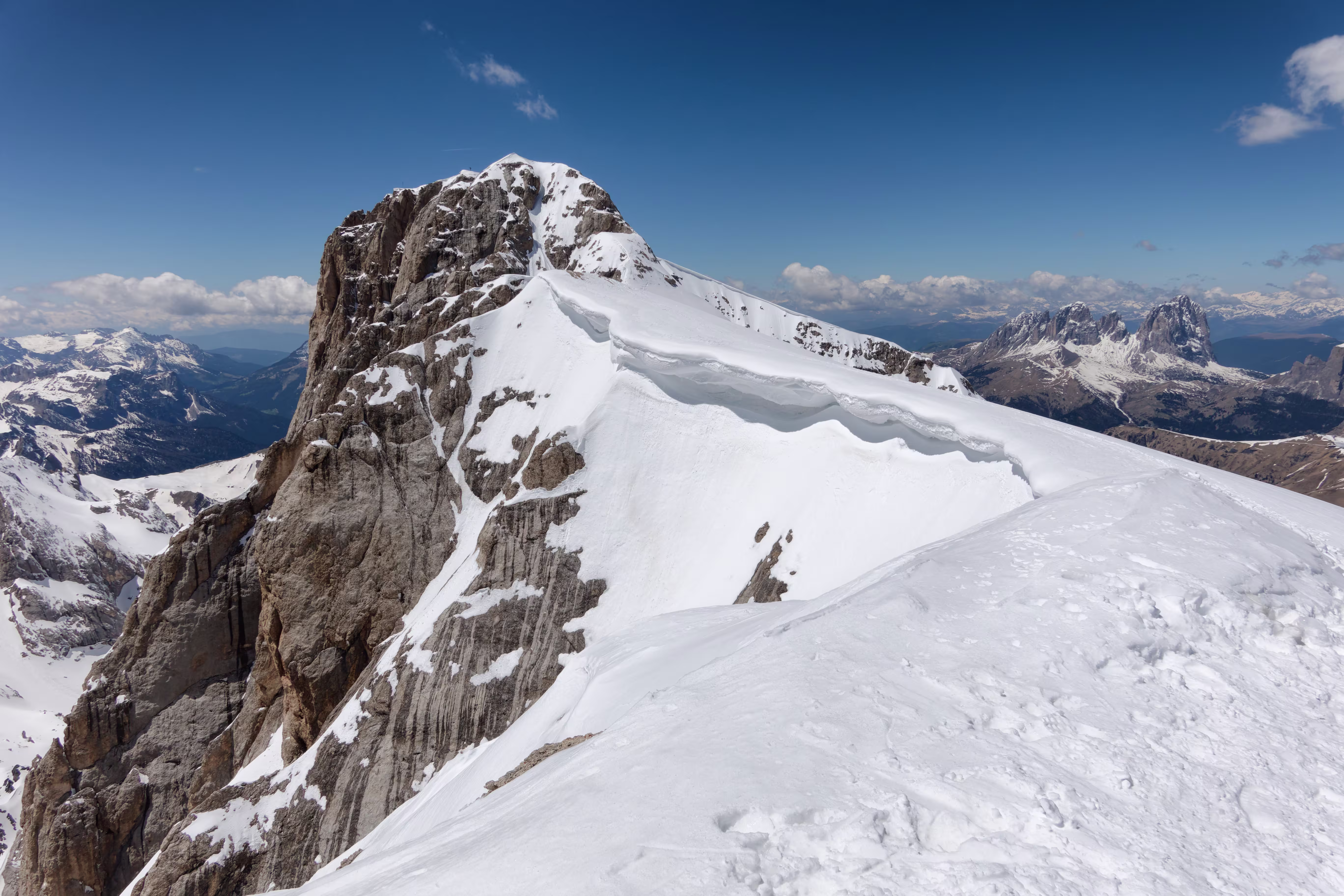 La Punta Rocca dalla vetta sciistica