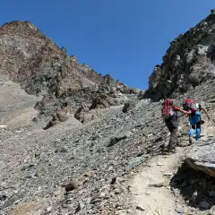 Quasi al Colle della Rossa