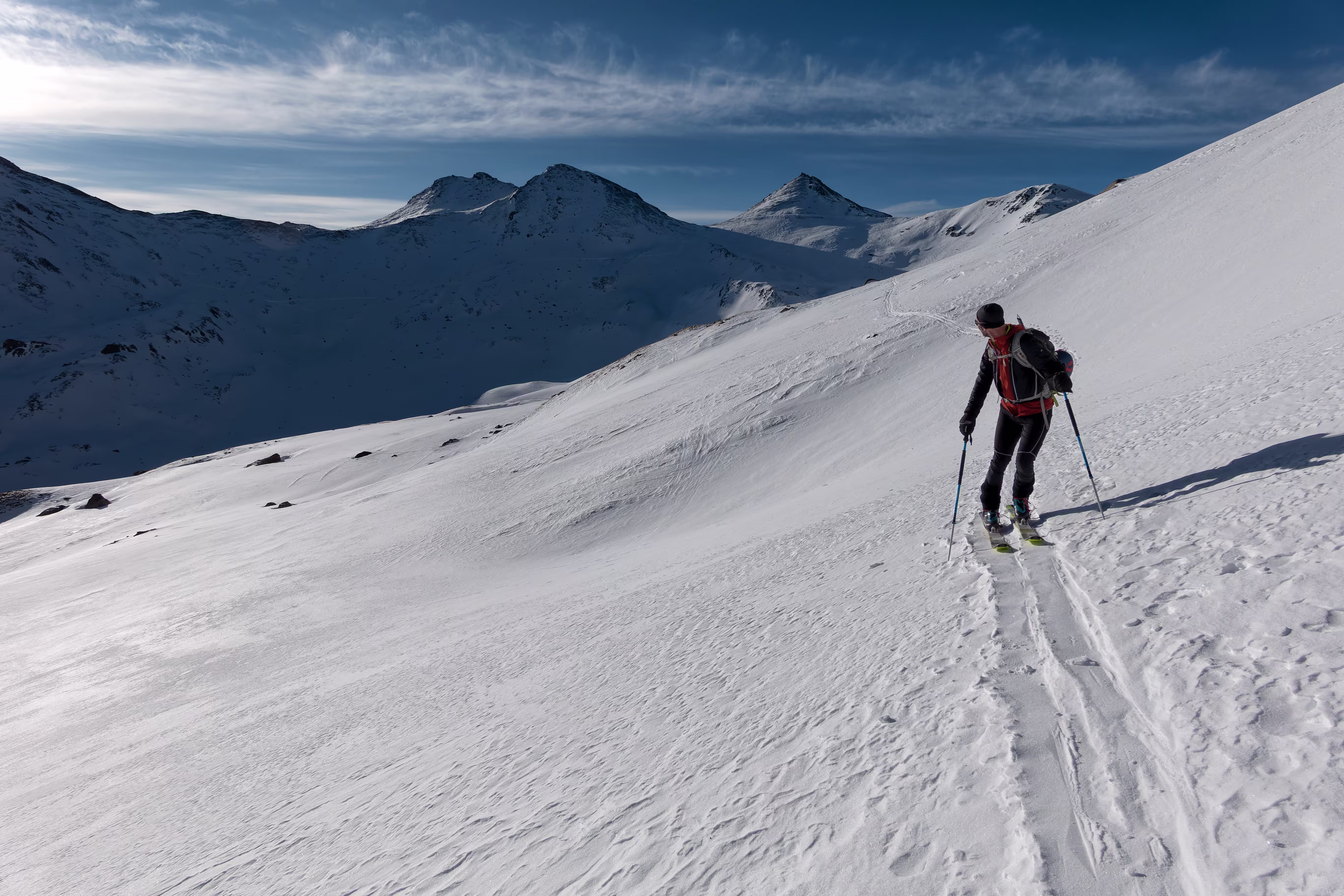 Uno sguardo indietro verso la Fuorcla Soèr