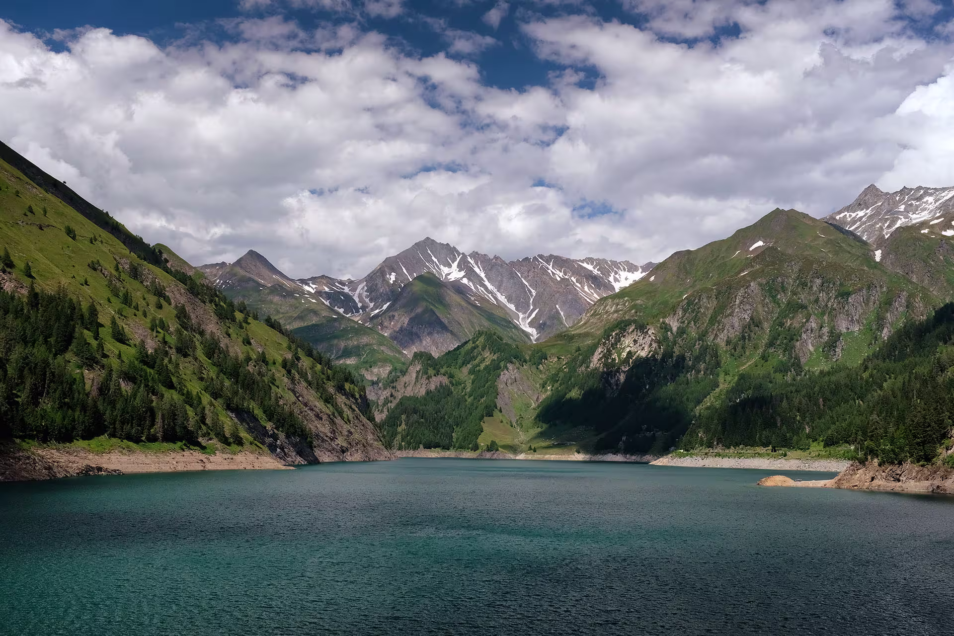 Il Piz Terri dalla Diga del Luzzone