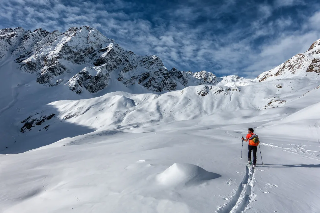 Scialpinismo nella Valle delle Messi