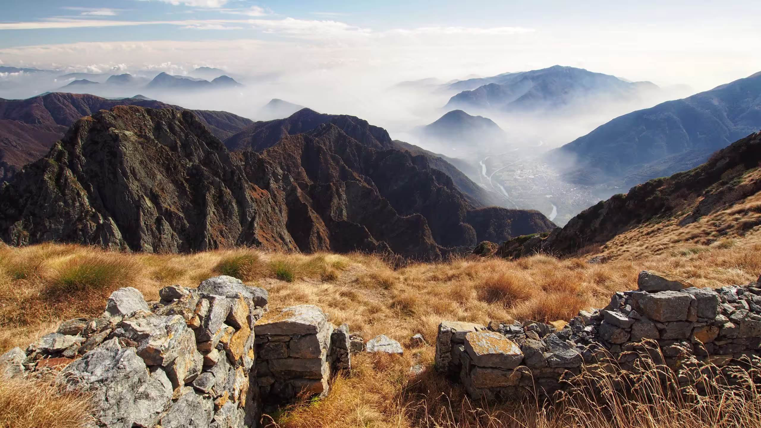 La Linea Cadorna dalla vetta