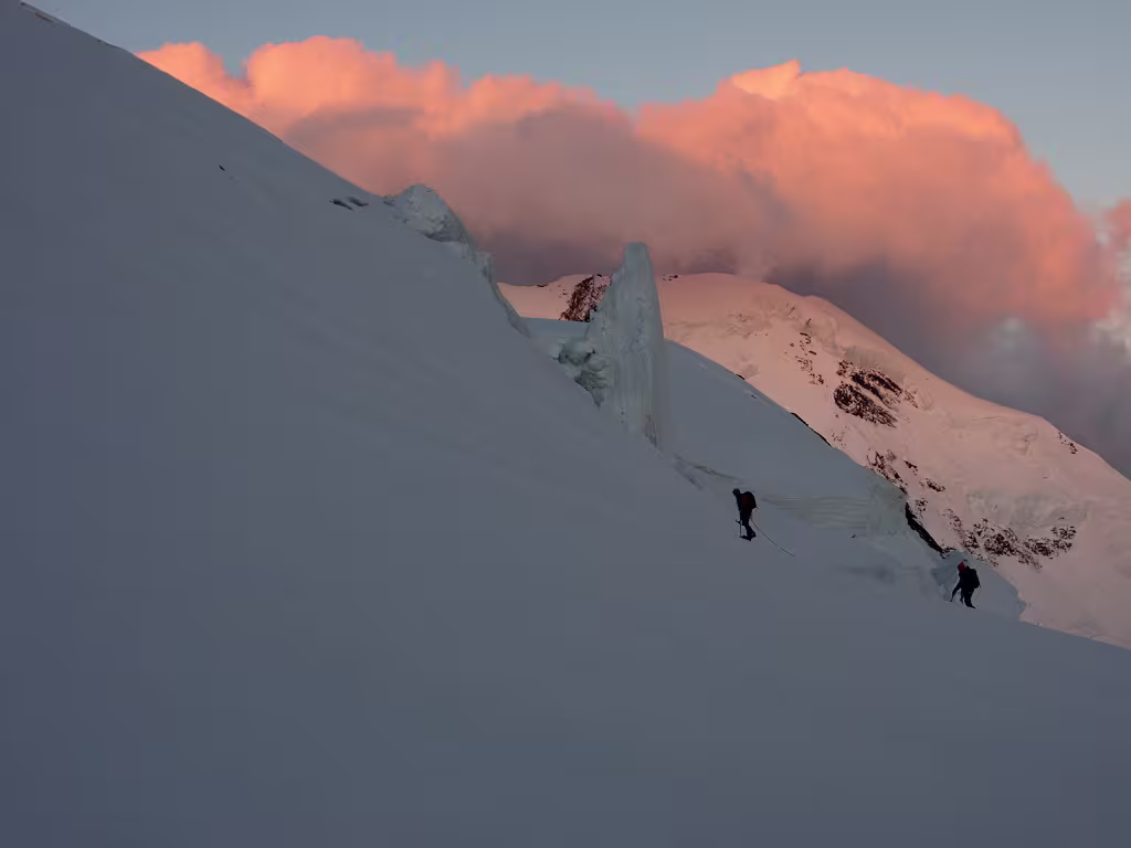 Si sale sul ghiacciaio