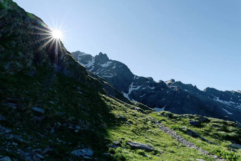 Dal Rifugio Brunone verso la vetta