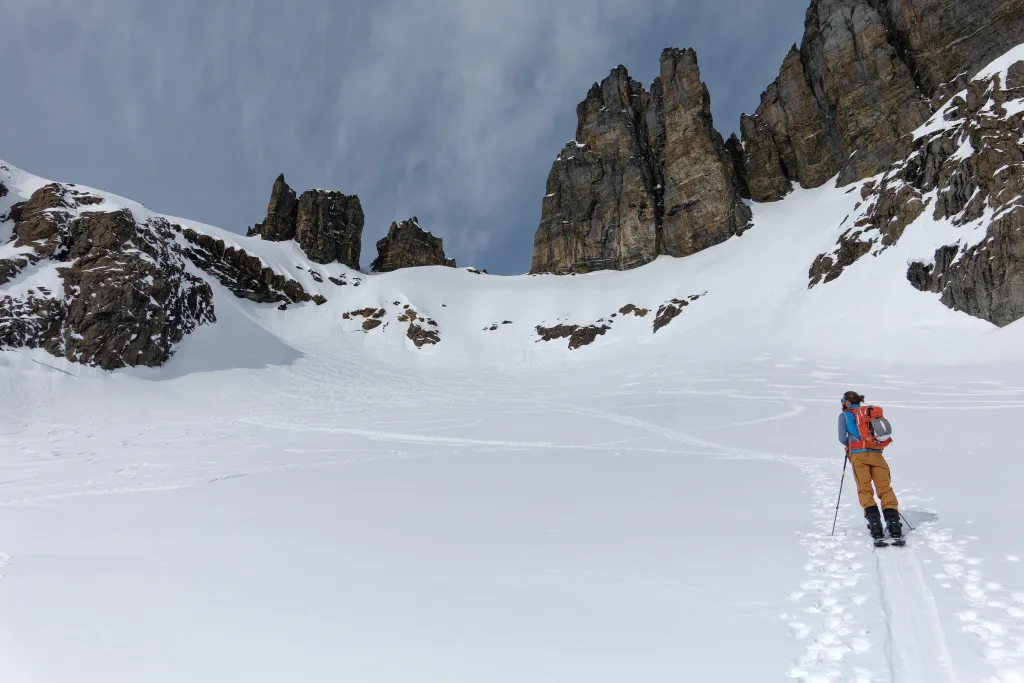 Sotto il ripido tratto finale